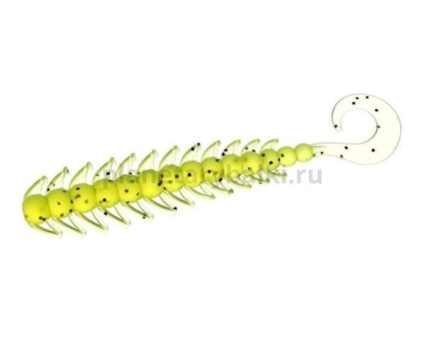 Мягкая приманка FLAGMAN Kemushi 3'' 7,5см, #112 Chartreuse, 6шт.