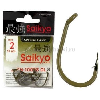 Крючки Saikyo Clever Carp OL KH-10098 №1, 10шт.