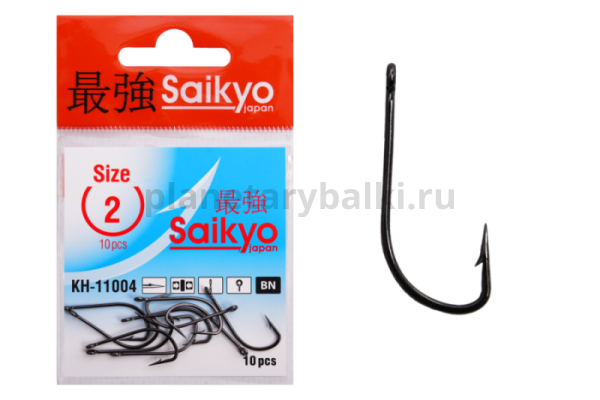 Крючки Saikyo Crystal BN KH-11004 № 2, 10шт.
