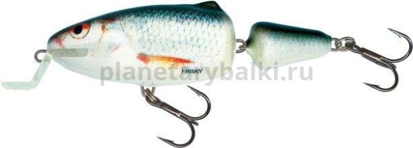 Воблер плавающий двухсоставной Salmo FRISKY SR 70мм, 7гр., 1-1,5м, цвет RD