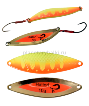 Блесна колеблющаяся LureMax Hattori 55мм, 10гр., цвет 22