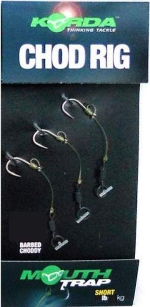 Поводки готовые KORDA Chod Rig Short 2,5см, №4, 3шт.