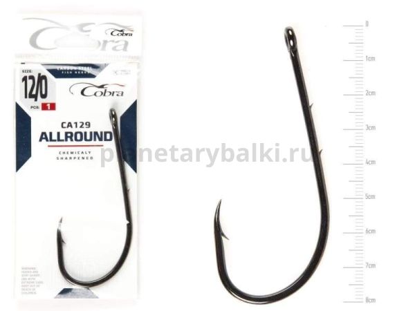Крючки Cobra Allround BAITHOLDER CA129 №12/0, 1шт.