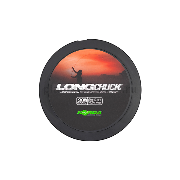 Леска KORDA Long Chuck Clear 1000м, 0,40мм, 9,1кг, 20lb