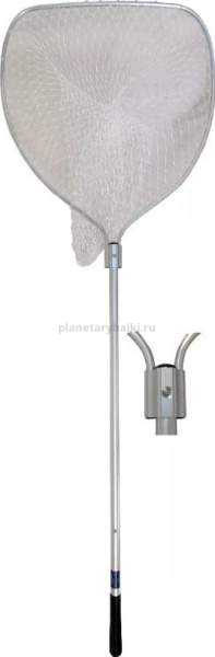 Подсачник лодочный Волжанка одночастный, аллюминиевый 1.7м, леска