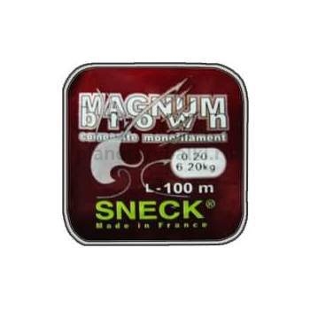 Монофильная леска Sneck Magnum Brown 100м, 0,35мм, 18,1кг