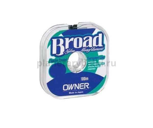 Леска монофильная OWNER Broad 100м, 0,40мм, 13кг