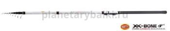 Удилище поплавочное с кольцами WFT XK Bone PURE CARBO BOLO 7м, тест 4-20гр.