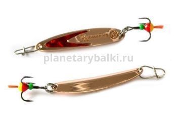 Блесна вертикальная ECOPRO Судачья красный флекс, 70мм, 15гр., цвет CRF