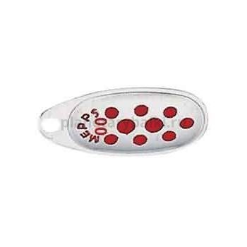 Блесна вращающаяся Mepps COMET PTS 00, 1,5гр., цвет SILVER/Red dots