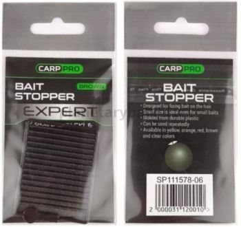Стопор для бойлов Carp Pro мини коричневый, 120шт.