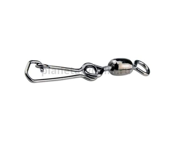 OWNER Застежка с вертлюгом Hooked Snap Swivel №10 9шт