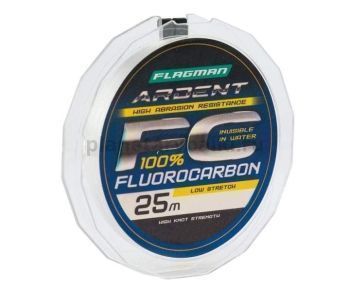 Леска FLAGMAN Ardent Fluorocarbon 25м, 0,45мм, 14кг, 30,8lb