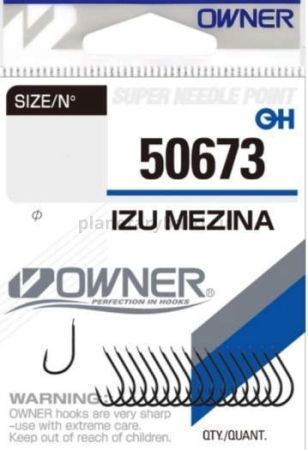 Крючки OWNER 50673 Izu Mezina black №12, 17шт.