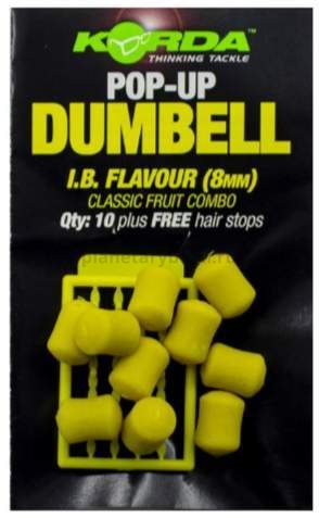 Имитационная приманка KORDA Dumbell Pop-Up IB 8мм, 10шт.