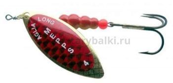 Блесна вращающаяся MEPPS Aglia Longue Redbo №4, 17гр., цвет OR