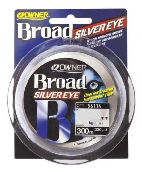 Леска OWNER Broad Silver Eye 300м, 0,37мм, 11,8кг
