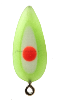 Мормышка ECOPRO фосфорная Малёк с глазком №67-LB, 100шт.