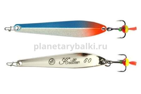 Блесна вертикальная ECOPRO Killer 70мм, 12гр., цвет BLS