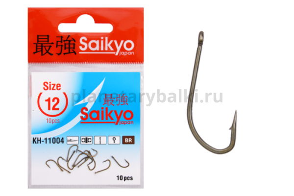 Крючки Saikyo Crystal BR KH-11004 №12, 10шт.