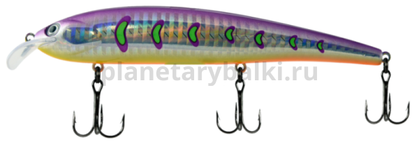 Воблер LureMax BOMBA KILLER 120FDR 120мм, 16,5гр., 1,5-2м, цвет 127