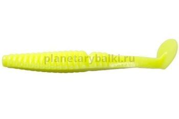 Виброхвост LureMax SPY 4'' 10см, Chartreuse 001, 7шт.