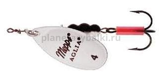 Блесна вращающаяся MEPPS Aglia Fluo №4, 9гр., phospho