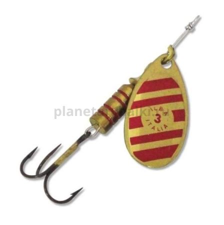 Блесна вращающаяся ILBA TONDO d/z №3, 7гр., цвет gold-red