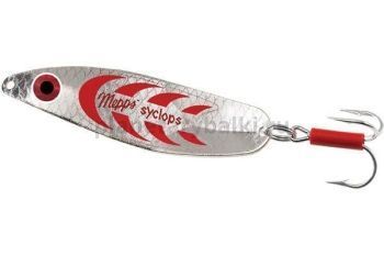 Блесна колеблющаяся Mepps SYCLOPS №1, 12гр., цвет SILVER/Red