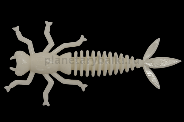 Приманка силиконовая LureMax KARAKATITSA 3'' 7,5см, White UV 06-009, 6шт.