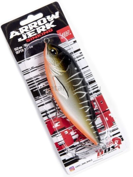 Воблер тонущий Lucky John BBS Original ARROW JERK S 150мм, 92гр., цвет 025 для рыбалки, Воблер тонущий Lucky John BBS Original ARROW JERK S 150мм, 92гр., цвет 025 отзывы, Воблер тонущий Lucky John BBS Original ARROW JERK S 150мм, 92гр., цвет 025 купить, Воблер тонущий Lucky John BBS Original ARROW JERK S 150мм, 92гр., цвет 025 купить в интернет магазине, Воблер тонущий Lucky John BBS Original ARROW JERK S 150мм, 92гр., цвет 025 выбрать, Воблер тонущий Lucky John BBS Original ARROW JERK S 150мм, 92гр., цвет 025 обзор, Воблер тонущий Lucky John BBS Original ARROW JERK S 150мм, 92гр., цвет 025 купить в розничном магазине