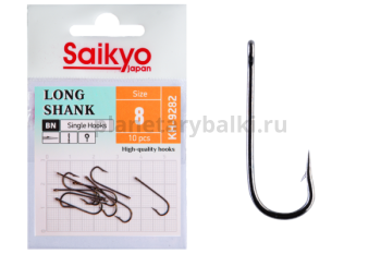 Крючки Saikyo LONG SHANK BN KH-9282 №8, 10шт.
