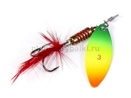 Блесна вращающаяся Lucky John SPIN X LONG №3, 6гр., цвет FT