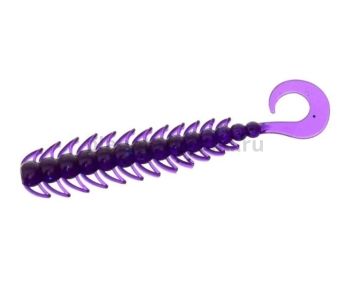 Мягкая приманка FLAGMAN Kemushi 4'' 10см, #105 Violet, 4шт.