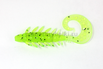 Приманка силиконовая LureMax ZUMA 2'' 5,5см, Lime pepper 08-002, 8шт.