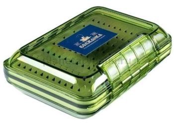 Коробка рыболовная Волжанка двухсторонняя 12,8х9,6х3,8см