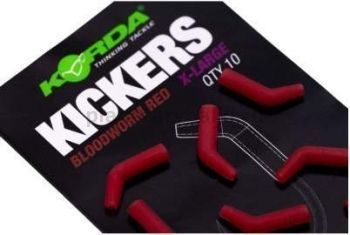 Лентяйка KORDA Kickers Bloodworm Red для крючка размер ХL