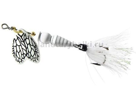 Блесна вращающаяся Mepps BUG 0, 2гр., цвет White Miller