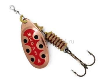 Блесна вращающаяся MEPPS Aglia TW №4, 8,5гр., цвет CU