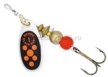 Блесна вращающаяся MEPPS Black Fury Orange №1, 3,5гр., цвет AG