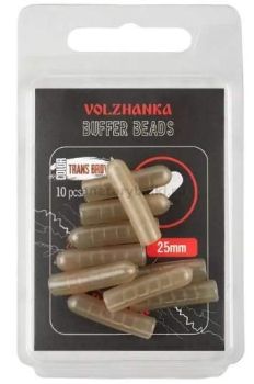 Удлиненный отбойник Volzhanka Buffer Beads цвет Trans Brown, 25мм, 10шт.