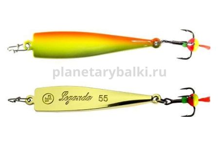 Блесна вертикальная ECOPRO Legenda 55мм, 6гр., цвет FRG