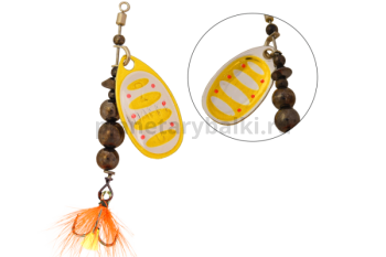 Блесна вращающаяся LureMax Daffy-2 5,3гр., цвет 011