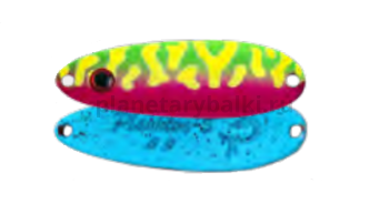 Блесна колеблющаяся LureMax Plankton-S, 40мм, 5гр., цвет 88