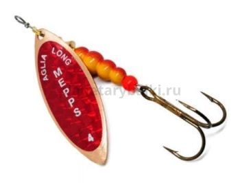 Блесна вращающаяся MEPPS Aglia Longue Redbo №4, 17гр., цвет CU