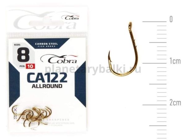 Крючки Cobra Allround OKIAMI CA122 №8, 10шт.
