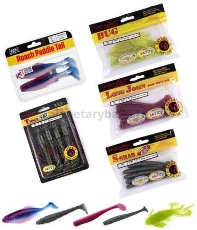 Виброхвосты Lucky John Pro Series 06SET набор 25шт.
