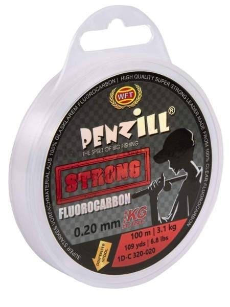 Леска монофильная WFT Penzill FLUOROCARBON Strong 100м, 0,20мм, 3,1кг