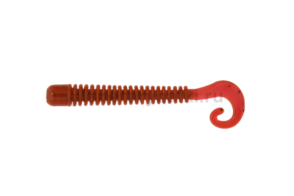 Приманка силиконовая LureMax CHEEKY WORM 4'' 10см, Orange Loch 06-055, 6шт.