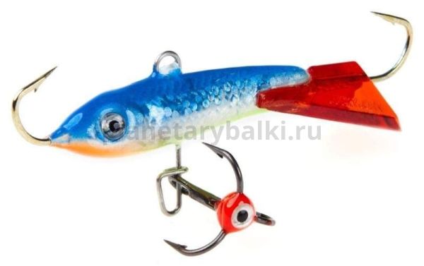 Балансир Lucky John CLASSIC 4 с тройником 40мм, 6гр., 65HRT блистер